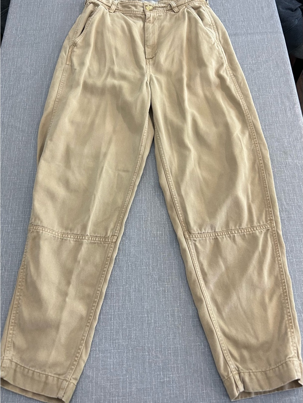 Everlane Women’s pants Chino Buttersoft Khaki Trousers Tencel Sz 0 24x27